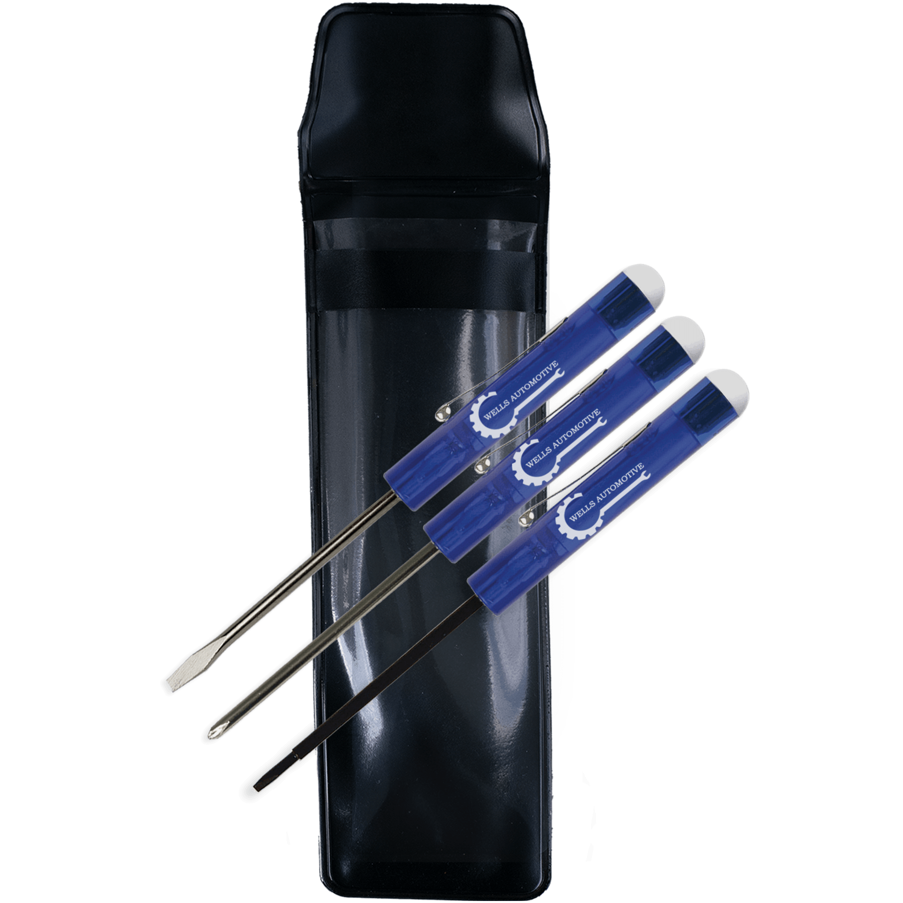 Translucent Blue Imprinted